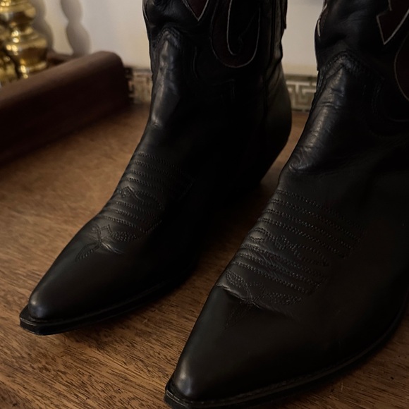 SEYCHELLES cowgirl boots. Made in Mexico real Vero Cucio Leather - Picture 4 of 9